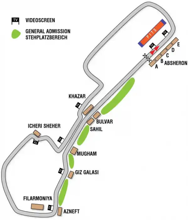 VIP F1 - Velká cena Ázerbájdžánu 2026