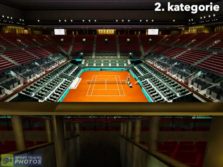Madrid Open 2027 - semifinále dvouhra muži  a čtyřhra ženy - večerní session (12. den)